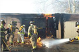 Parks and Grounds Storage Annex-Fire