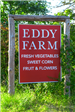 Roadside Sign for Eddy Farm