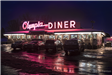 Neon sign for Olympic Diner