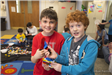 Children's lego block event at public library