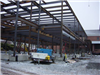 Steel Work Begins December 7, 2004