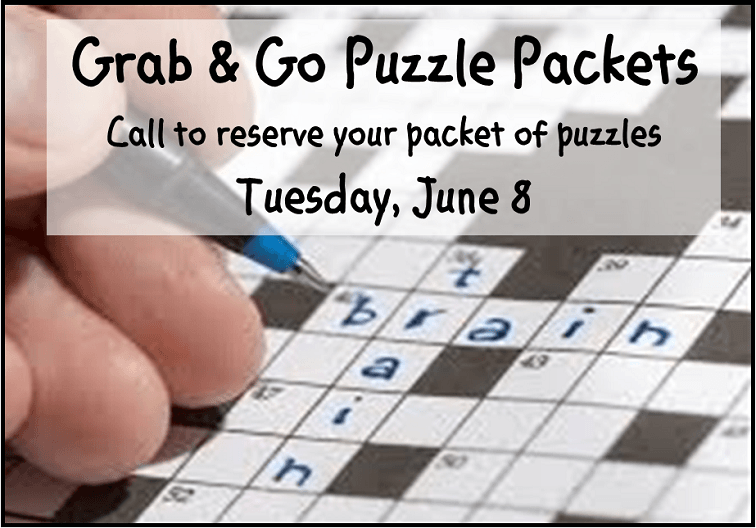 grab and go puzzle packet june 9 newsflash