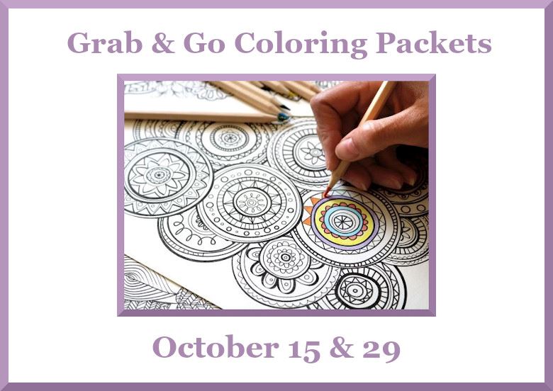 grab and  go coloring packets 