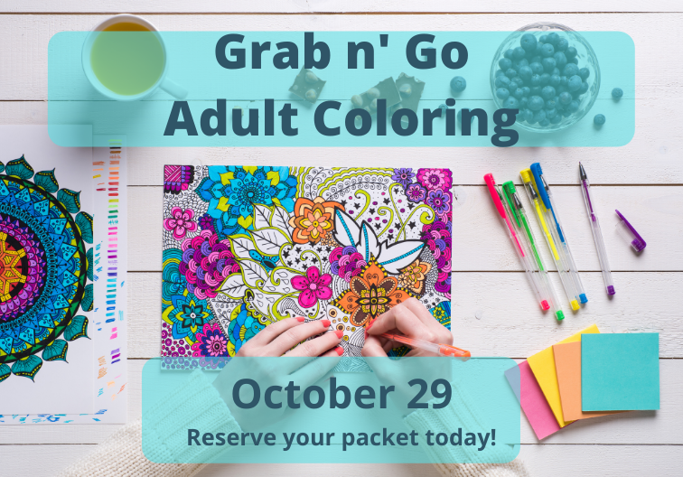 Grab n Go Adult Coloring Oct 29