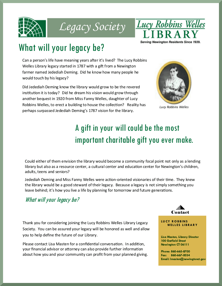 What will your legacy be