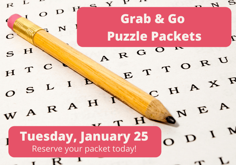 Grab and Go Puzzle Packets Jan 25 