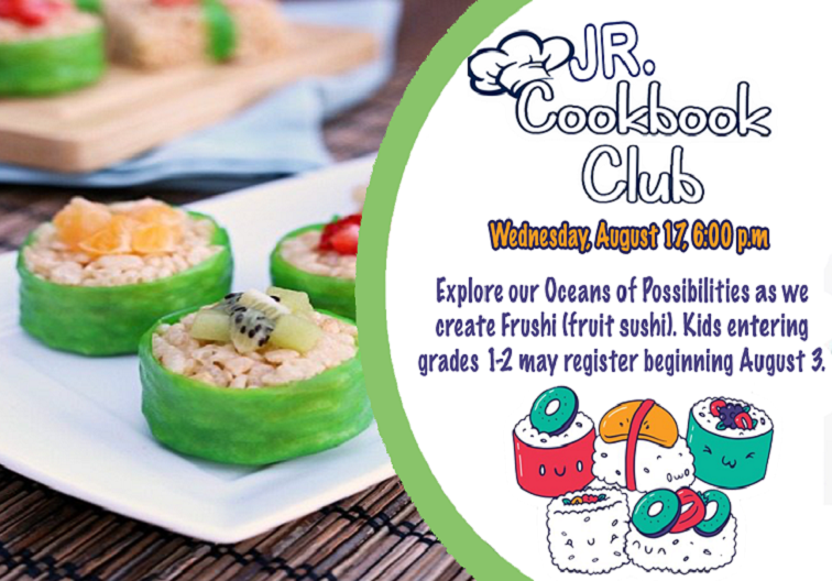 JrCookBook Club August 