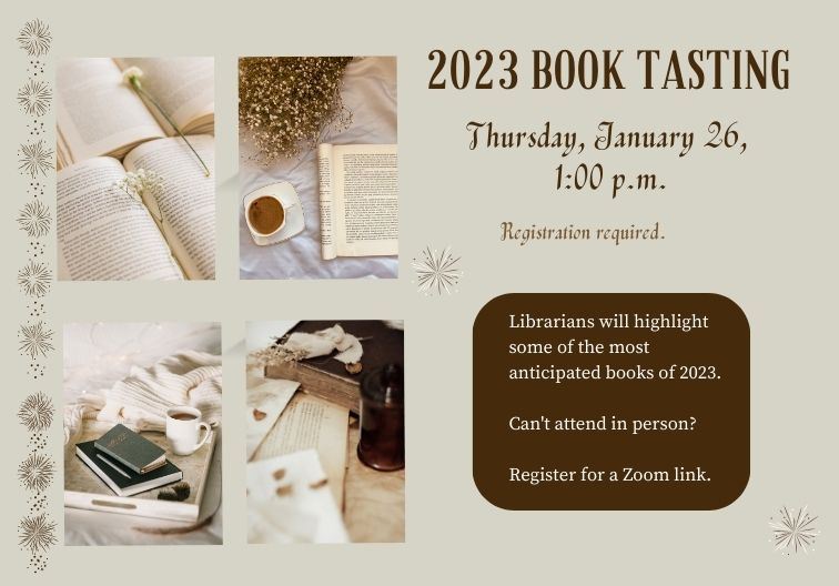 Book Tasting Newsflash