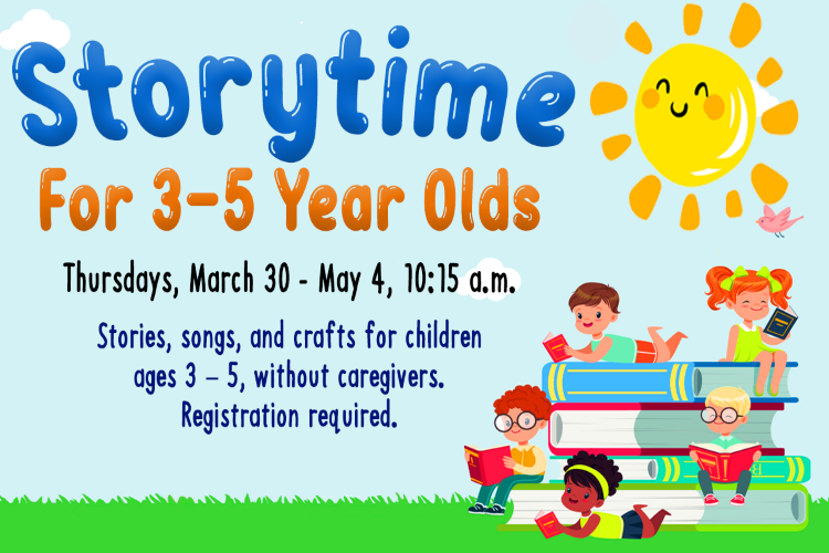 Three Year Old Storytime spring 