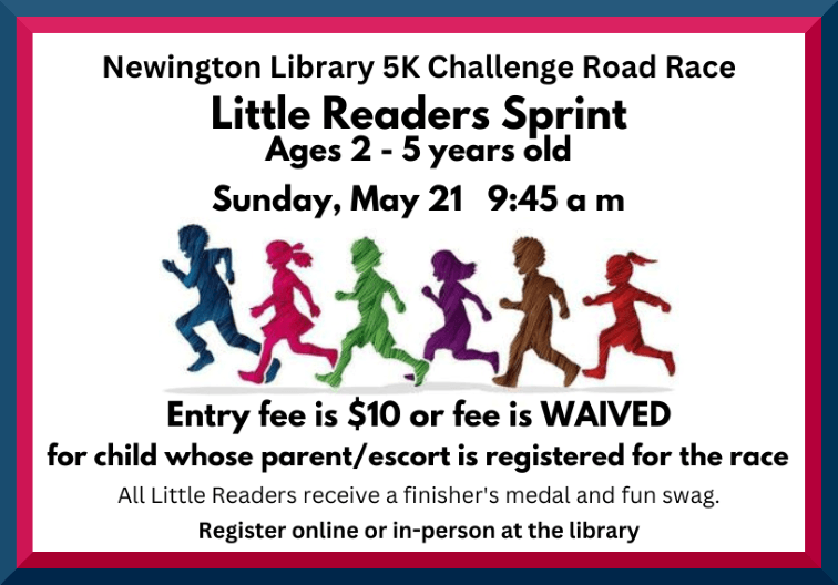 Newington Library 5K Challenge Road Race Little Readers Sprint newslash