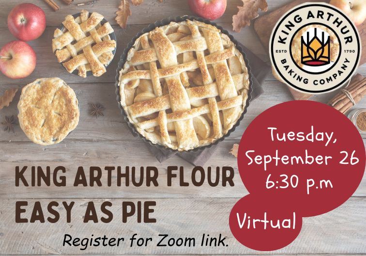 king arthur flour easy as pie newsflash