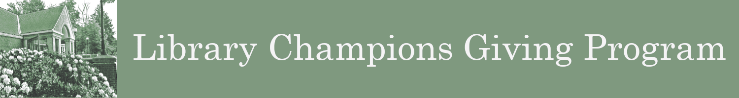 library  champions giving program