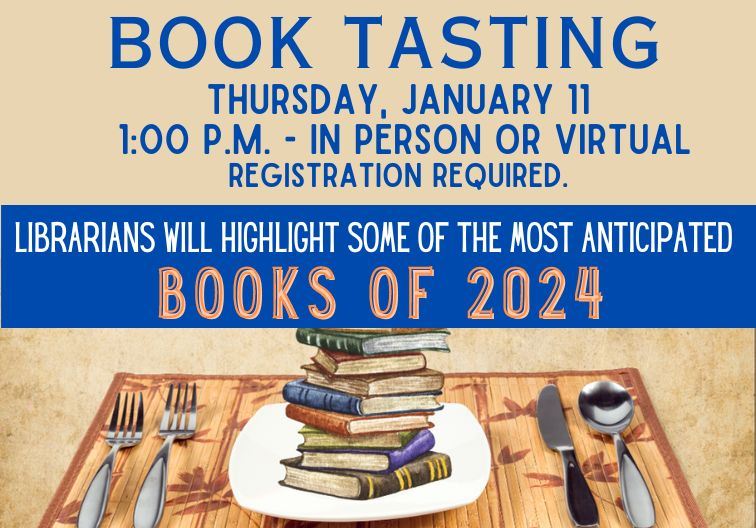 Book Tasting Newsflash