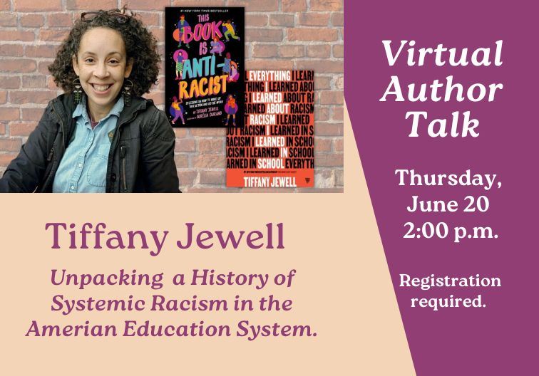 Virtual Author Talk Tiffany Jewell Newsflash