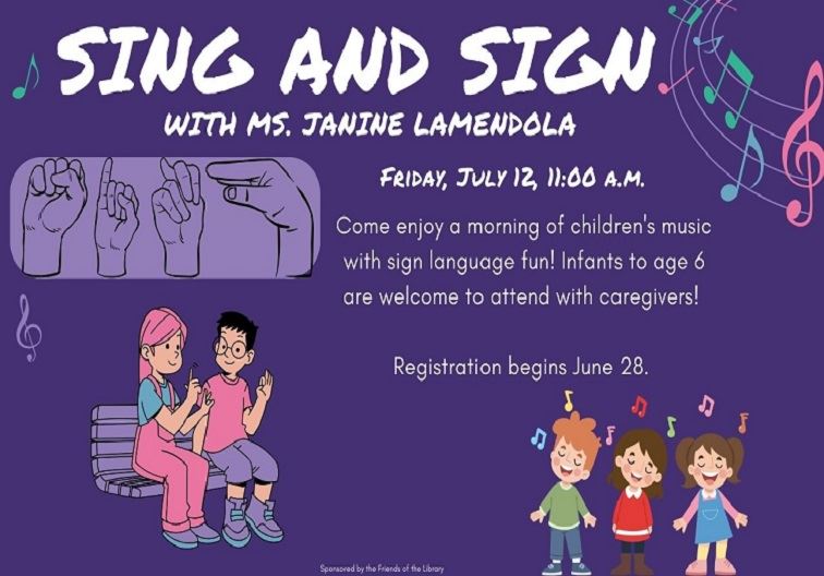 Sing and Sign July