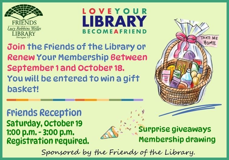 Friends Membership and Reception Newsflash