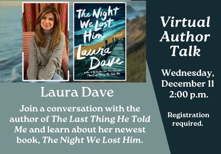 Laura Dave Virtual Author TalkNewsflash