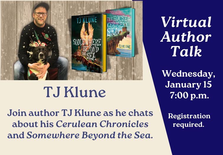 TJ Klune Virtual Author Talks newsflash