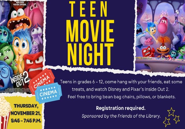 Teen Movie Night Newsflash
