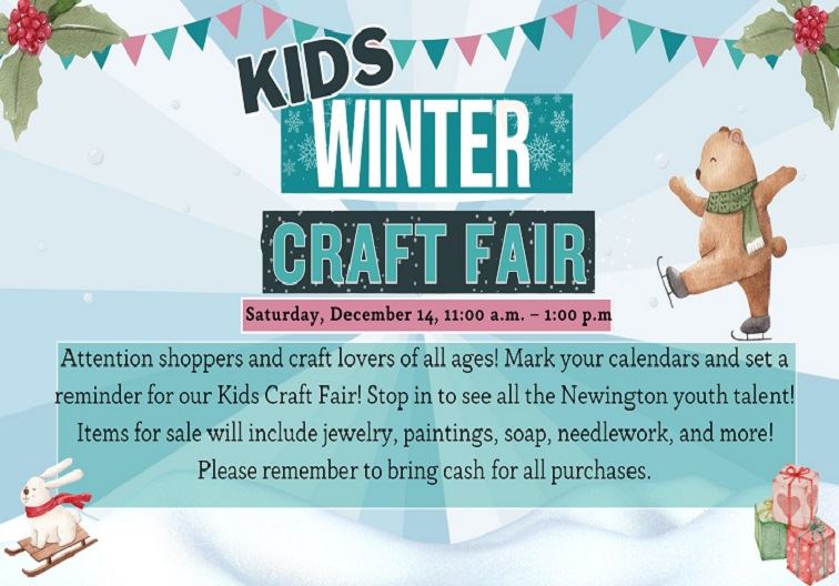 Kids Winter Craft Fair Shoppers