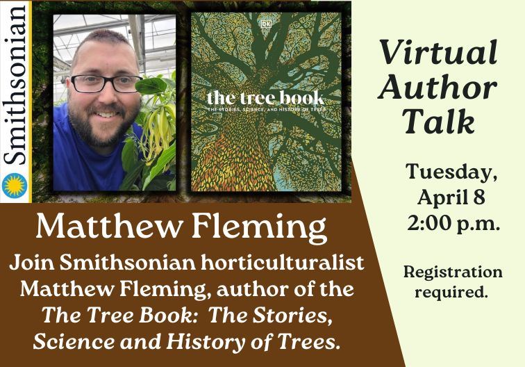Matthew Fleming April 8 virtual Author Talks newsflash