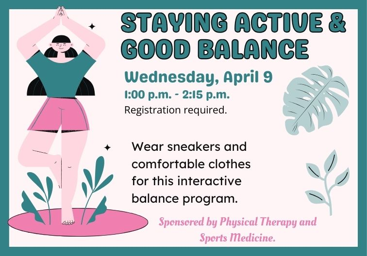 staying active and good balance newsflash rev