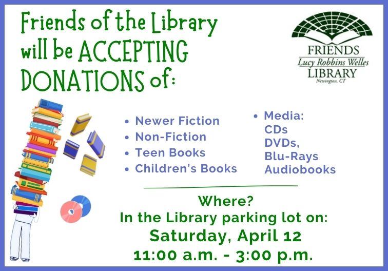 book sale donation day newsflash