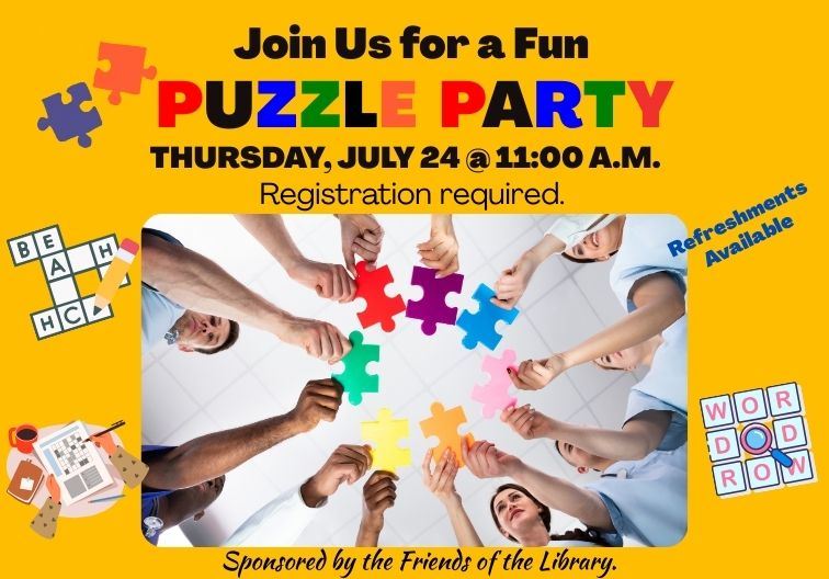 Puzzle Party July 24 newsflash