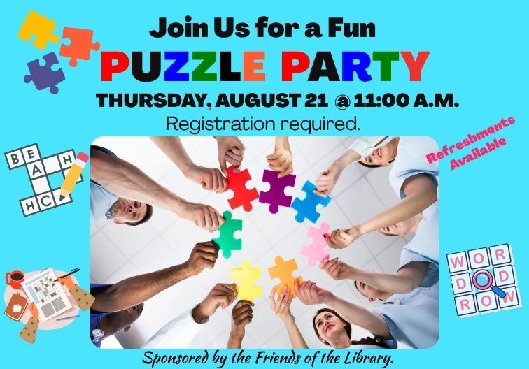 Puzzle Party aug 21 newsflash
