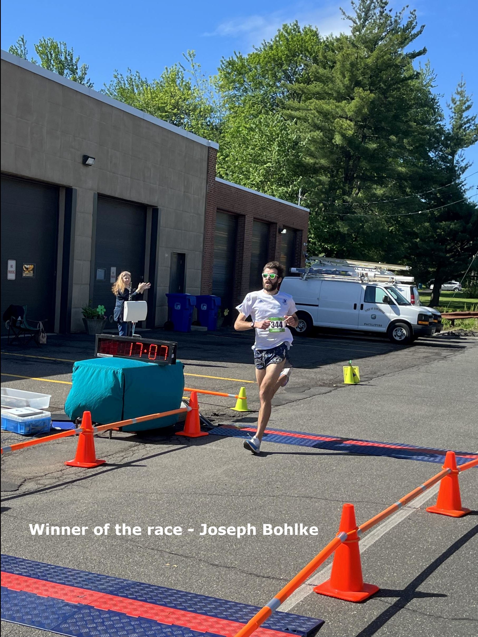 1st Place Race winner Joseph Bohlke