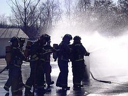 Fire Department - Staff, Training Tower Drill