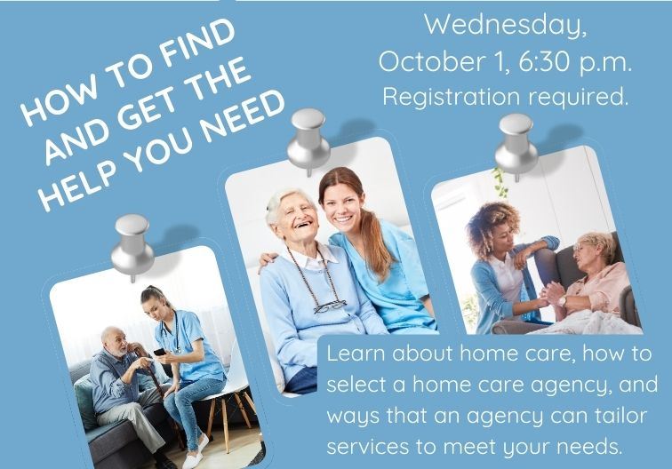 how to find and get the help you need on Wednesday, October 1 at 6:30 pm