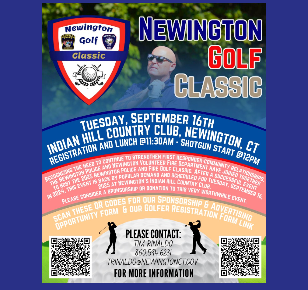 Newington Police and Fire Golf Classic 2025