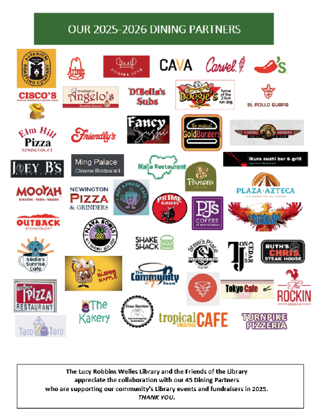 Back of Ticket cover that shows 2025 2026 Dining Partners expires January 2026