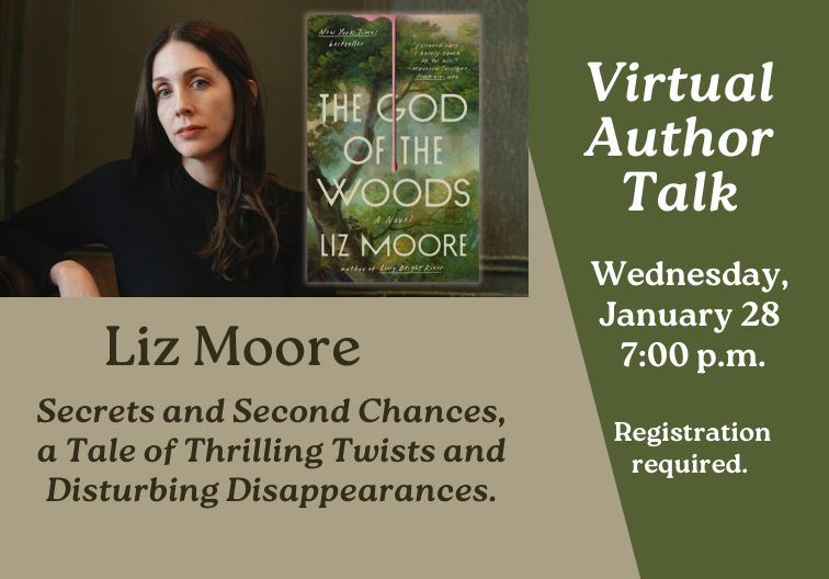 Liz Moore Virtual Author Talk Newsflash