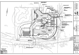 Blue print of proposed senior living facility