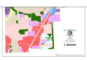 Colorful section of Newington GIS map