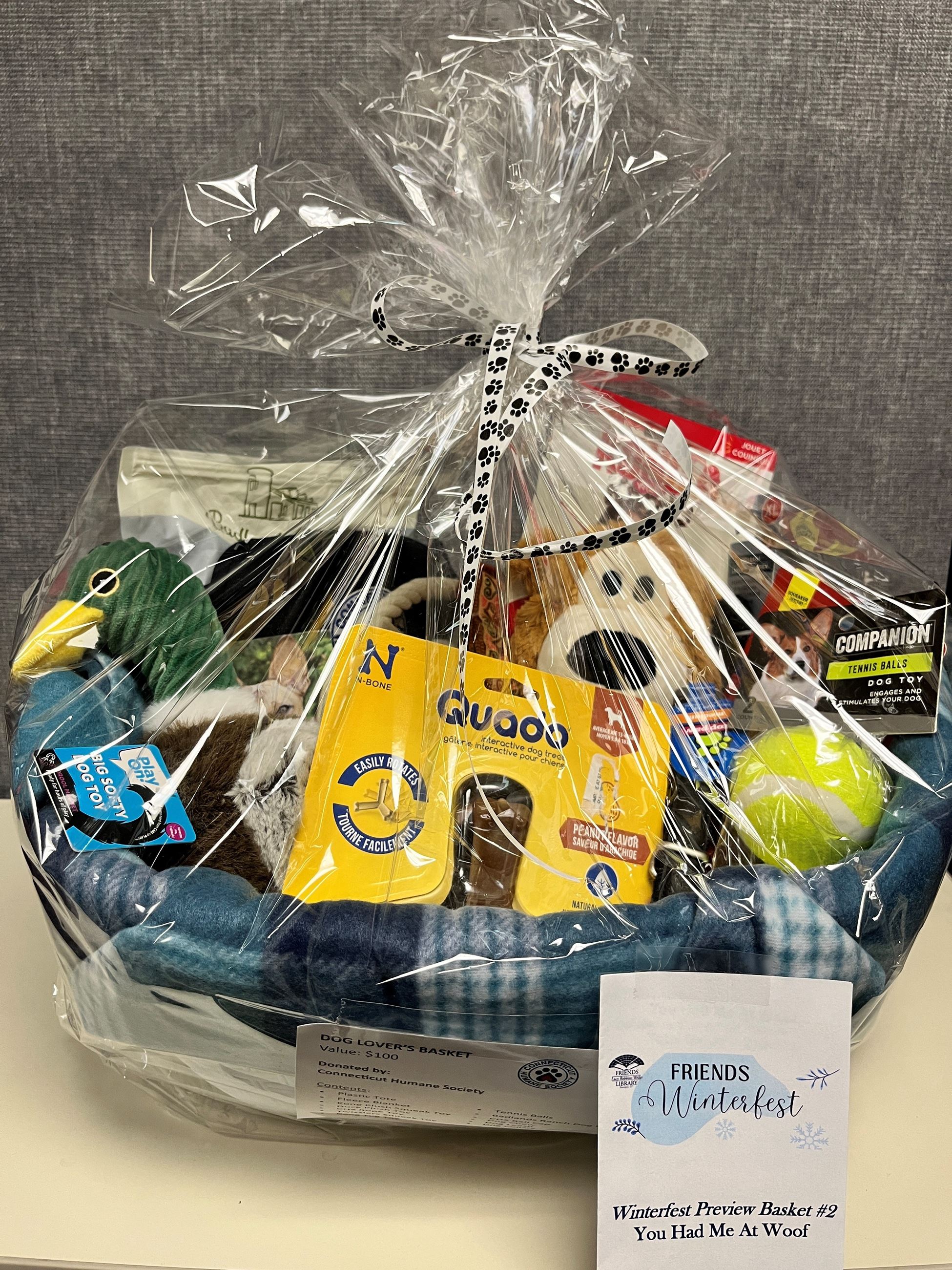 Winterfest Preview Basket 2 you had me at woof 
