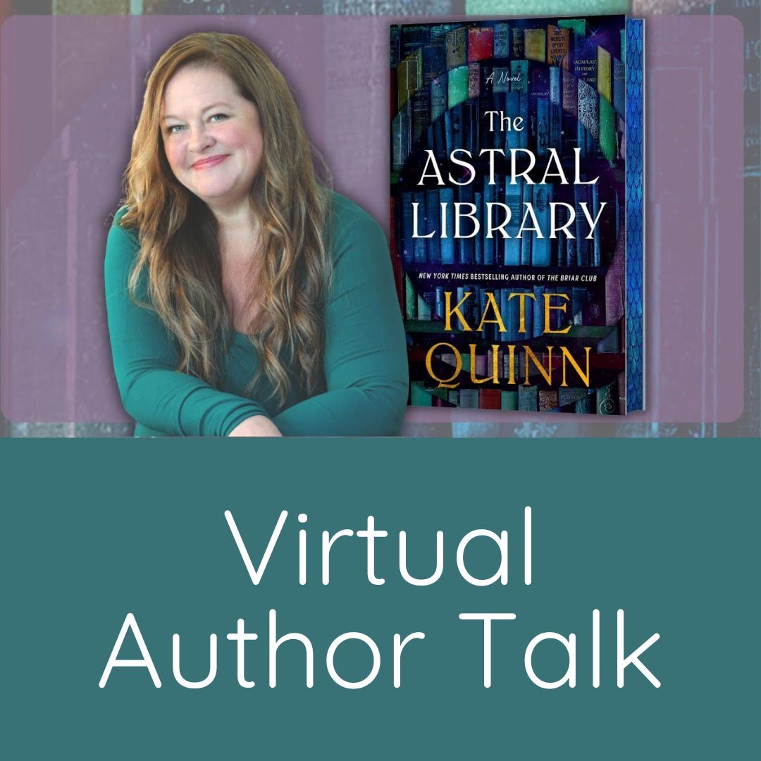 Kate Quinn virtual author talk March 12