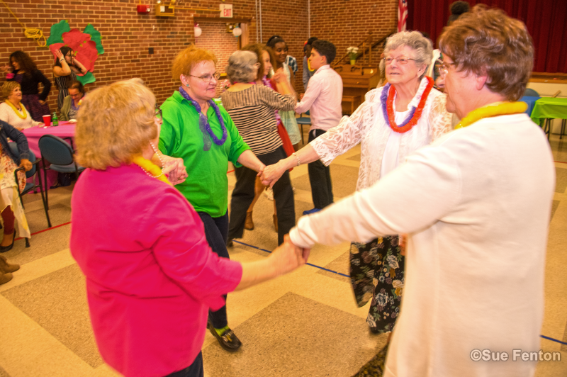 Patrons attend Senior Prom event at the Senior and Disabled Center