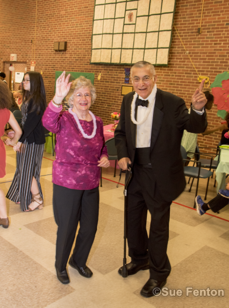 Patrons attend Senior Prom event at the Senior and Disabled Center
