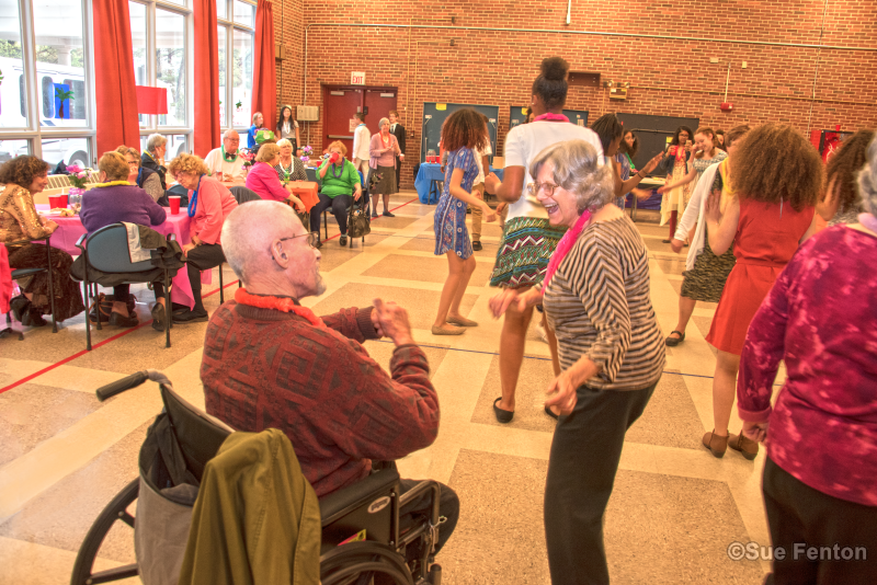 Patrons attend Senior Prom event at the Senior and Disabled Center