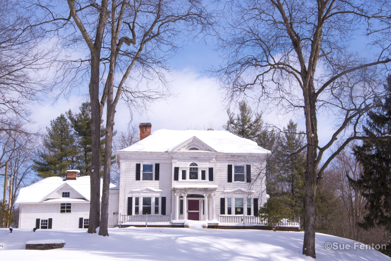 View of snow outside
