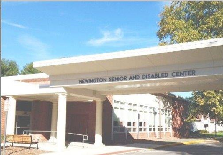 Senior & Disabled Center entrance canopy