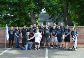 Newington Officers who participated in the Special Olympics CT Torch Run