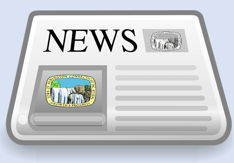 Animated News paper with headline of News