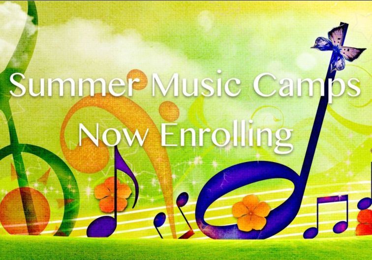 Summer Music camps now enrolling with spring flowers and instruments