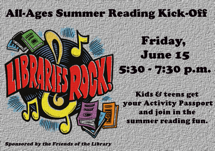 all ages summer reading kick-off
