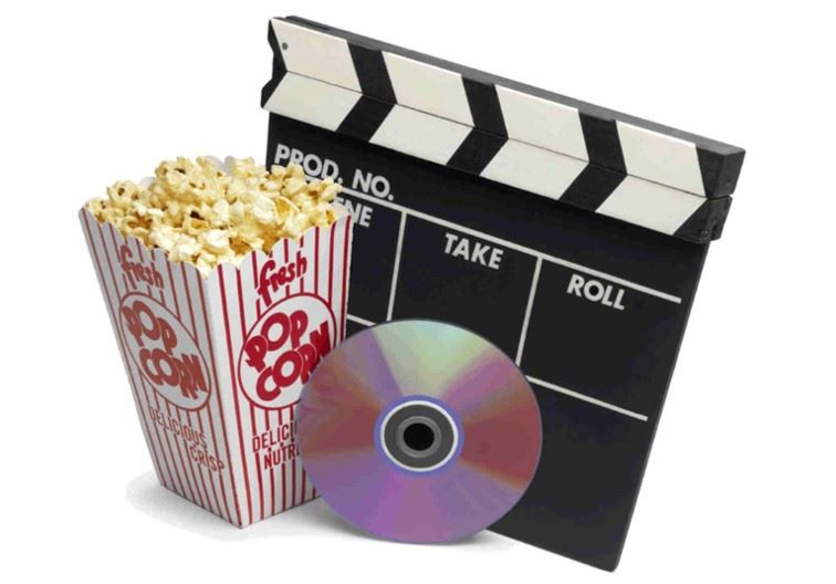 Movie Night Image - Popcorn and DVD