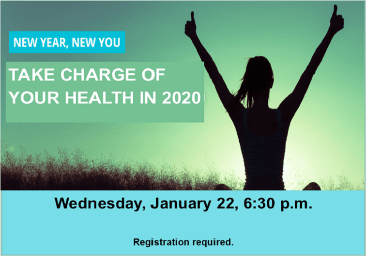 take charge of your health newsflash